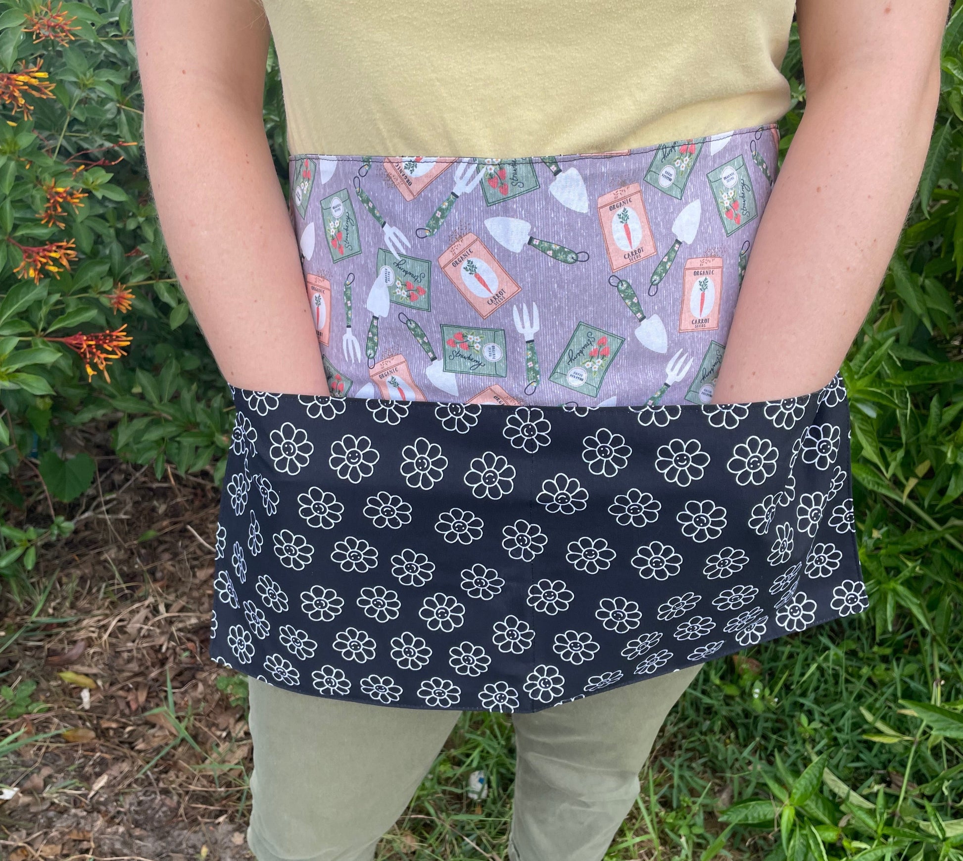 Happy Garden Waist Apron