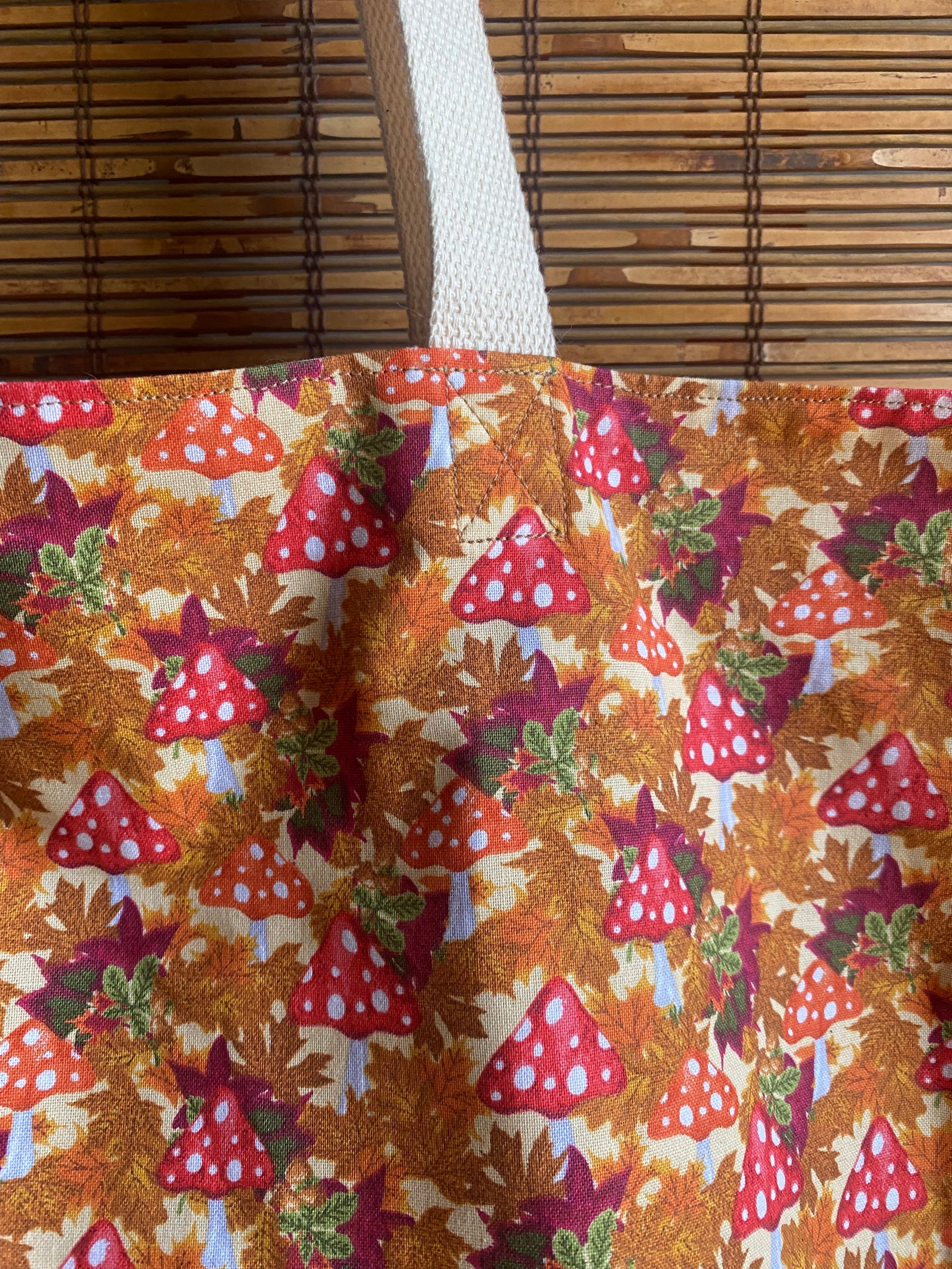 Forest Mushrooms Tote Bag Small/Youth
