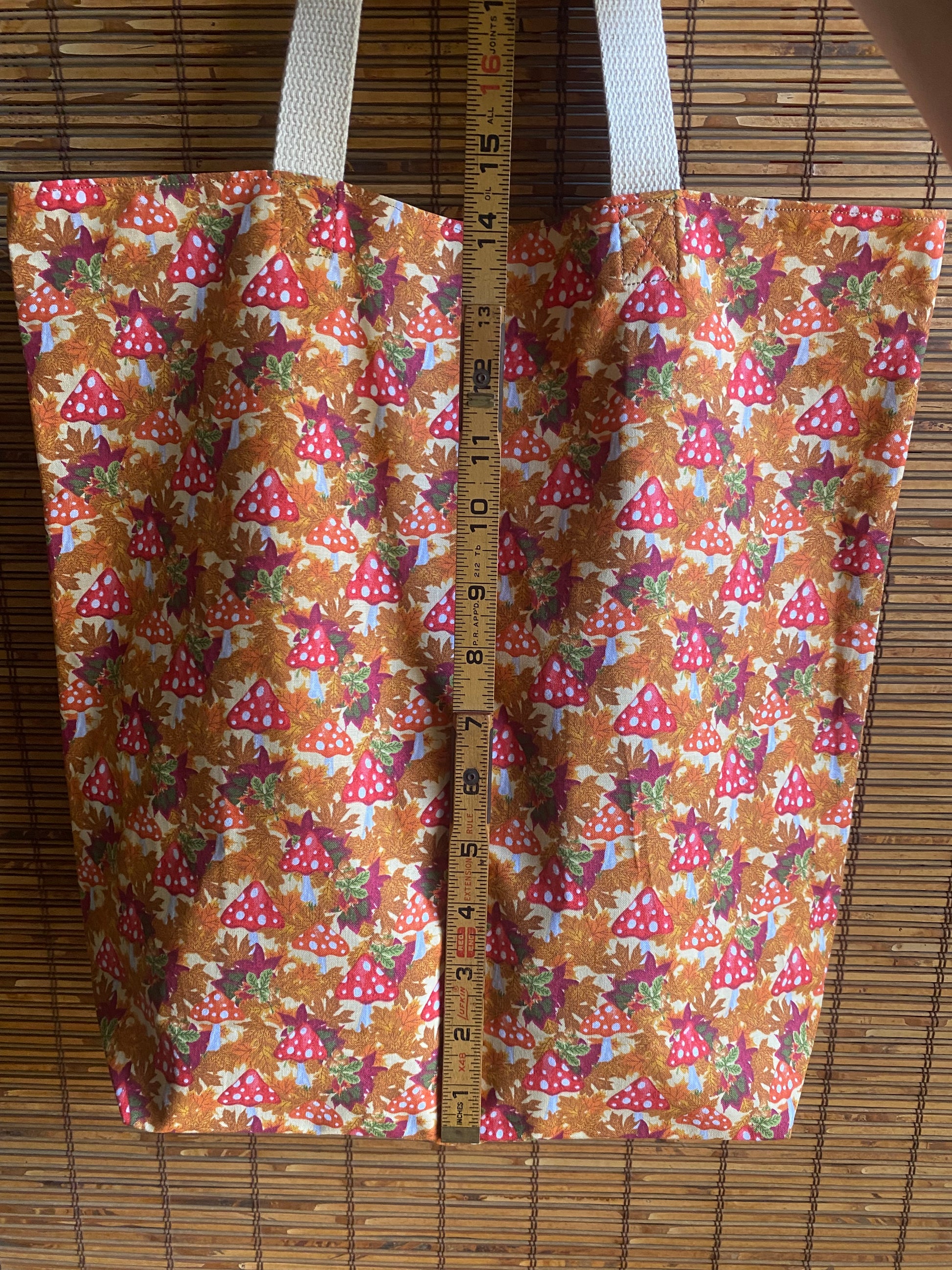 Forest Mushrooms Tote Bag Small/Youth