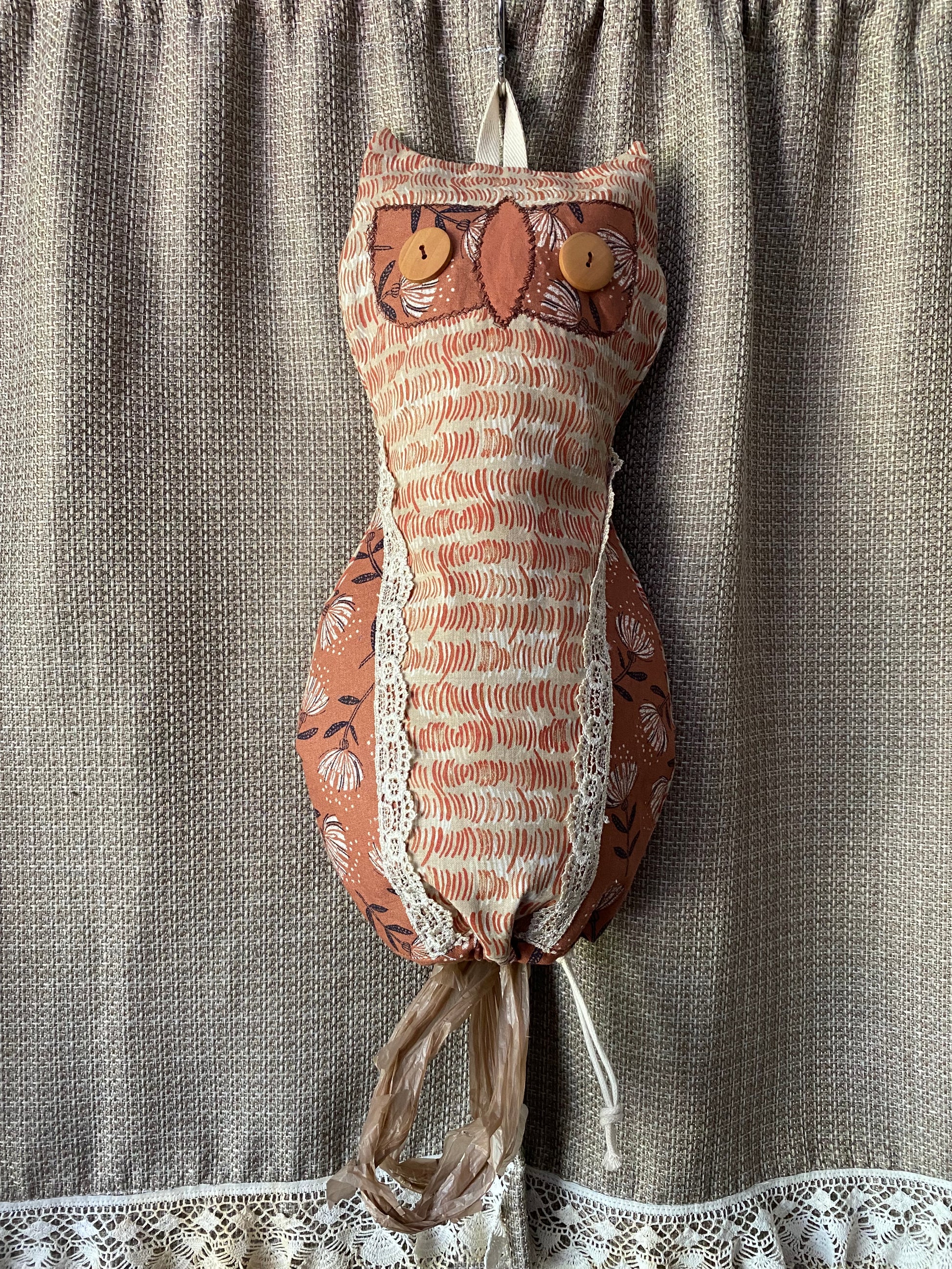 Owl Bag & Towel Dispenser