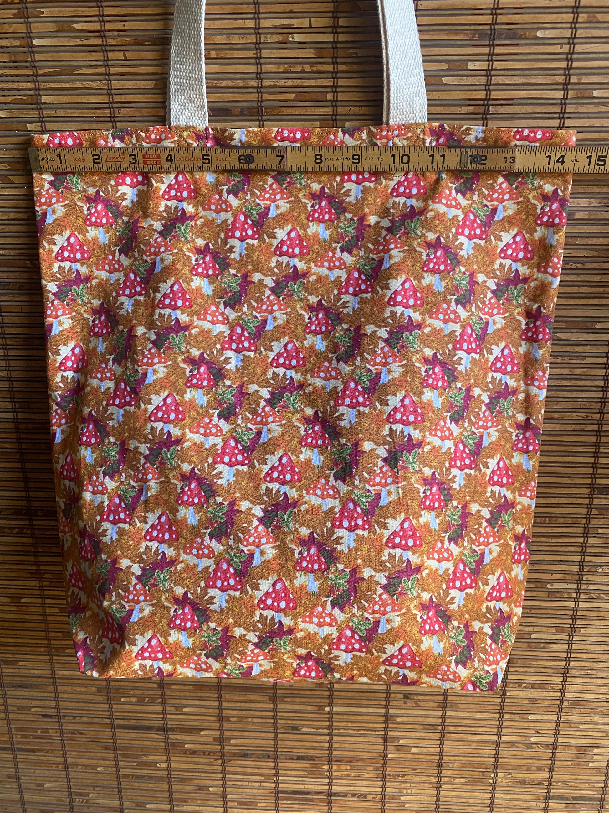 Forest Mushrooms Tote Bag Small/Youth